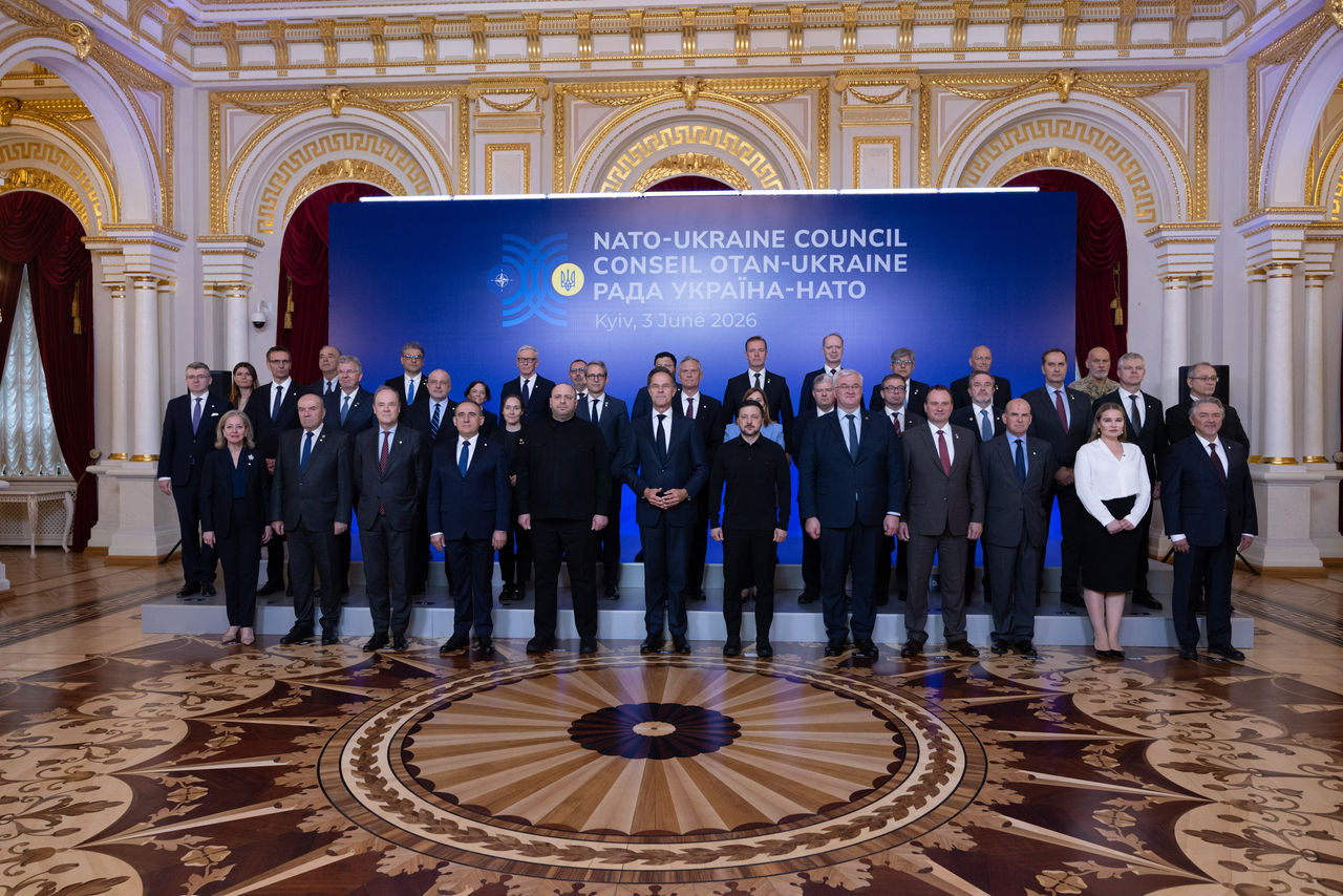 Family photo from the NATO-Ukraine Council (NUC)
