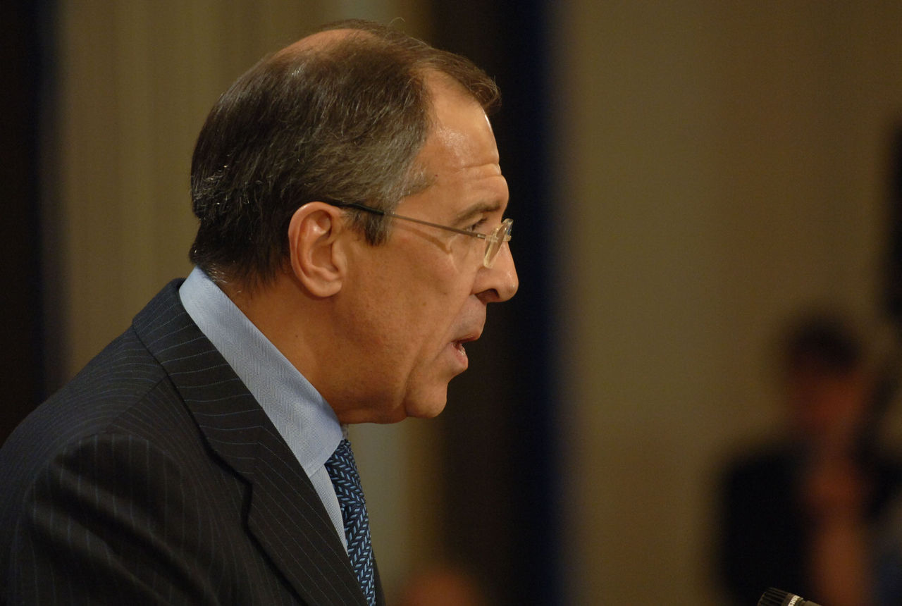 The Minister of Foreign Affairs of the Russian Federation, Sergey Lavrov