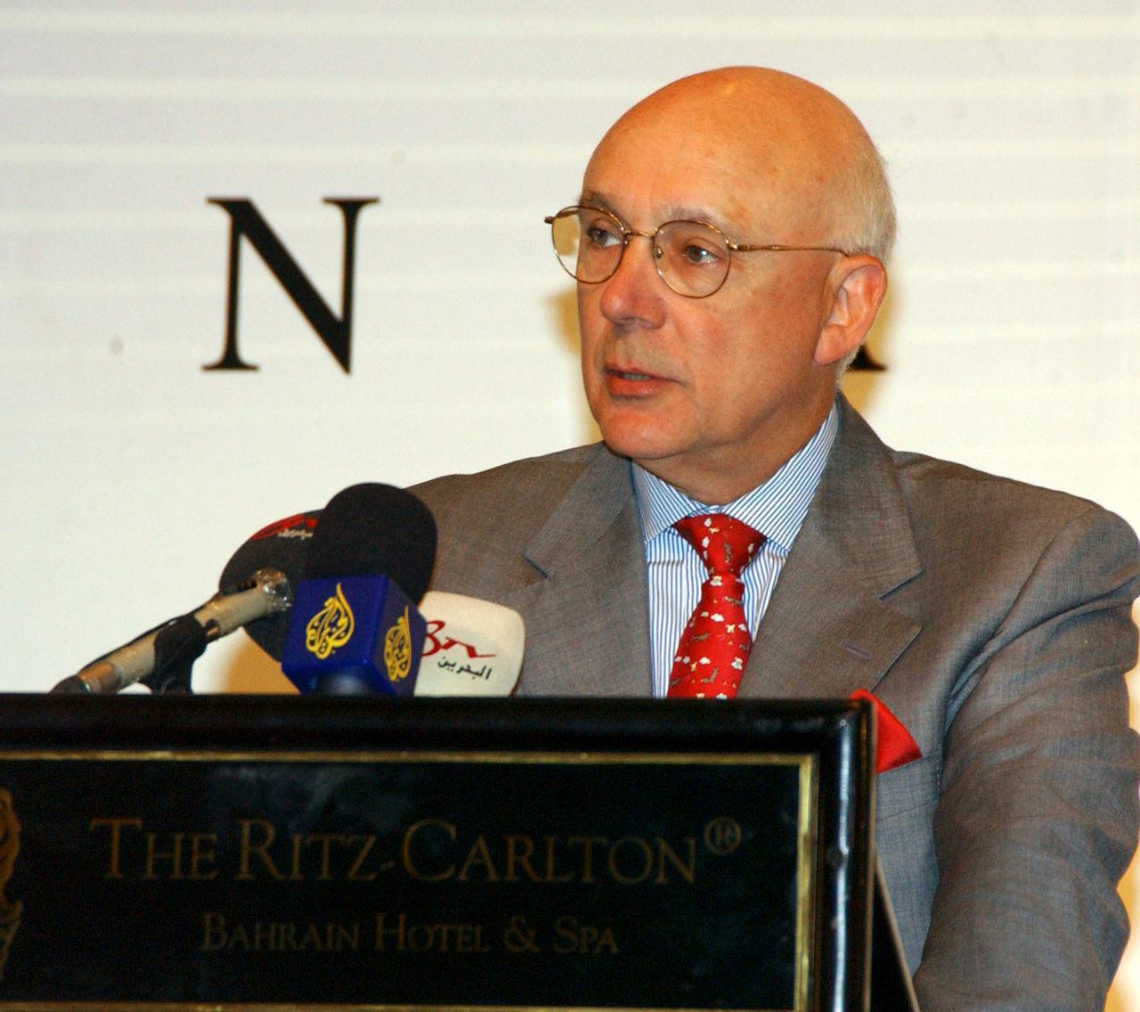 Mr. Jean Fournet, ASG for Public Diplomacy, delivers his speech to conference participants