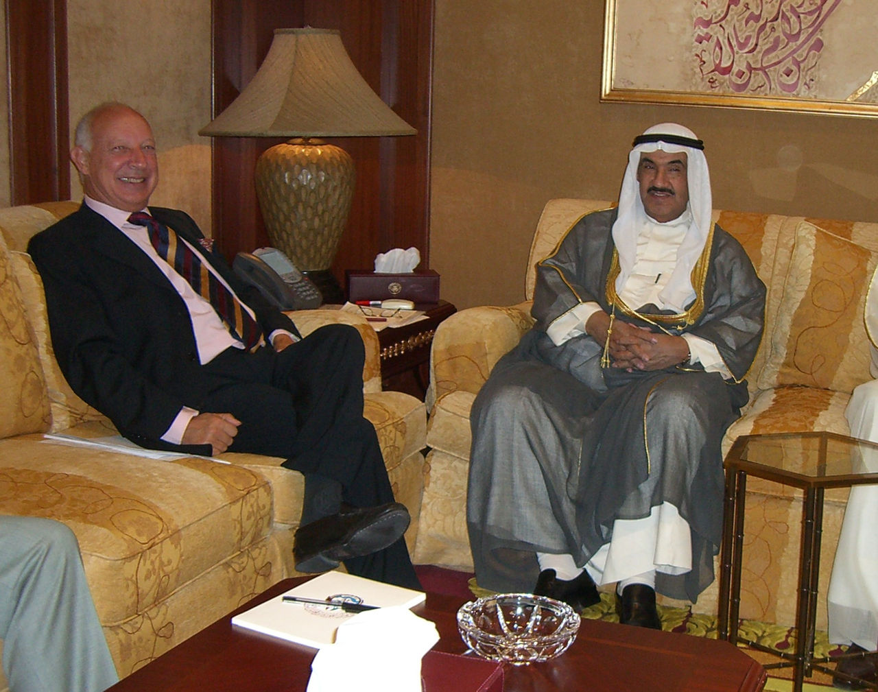 The Deputy Secretary General of Kuwait H.E. Amb. Alessandro Minuto Rizzo visited Kuwait on 5 September 2007 and met with the Prime Minister of Kuwait H.H. Sheikh Nasser Al-Mohammed Al-Sabah.