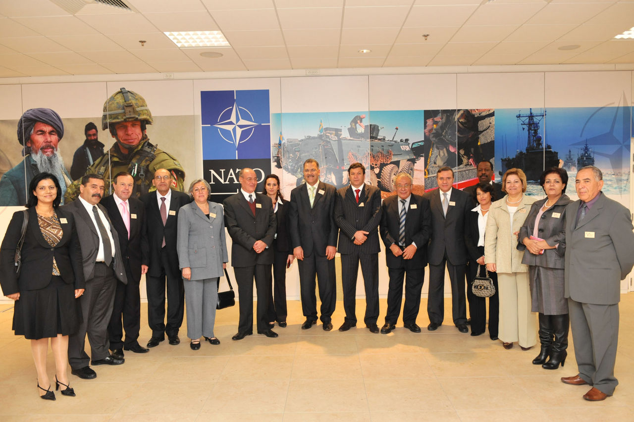 Group photograph of Members of Parliament from Tunisia