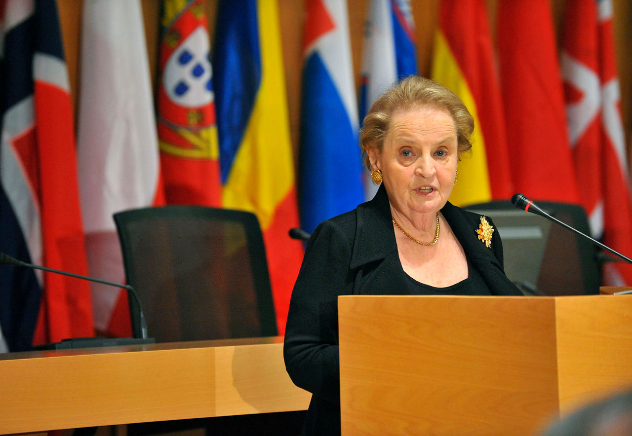 Remarks from the Chair of the Group of Experts, Madeleine Albright