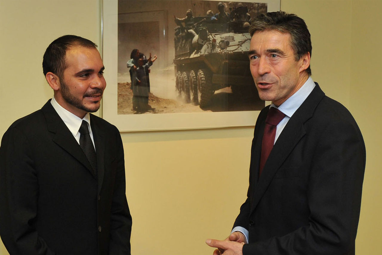 H.R.H. Prince Ali Bin Al-Hussein of Jordan and NATO’s Secretary General Mr. Anders Fogh Rasmussen