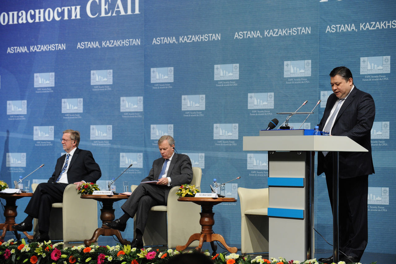 Keynote speech by Marat Tazhin, Foreign Minister of Kazakhstan,  at the opening of the plenary meeting of the EAPC Security Forum