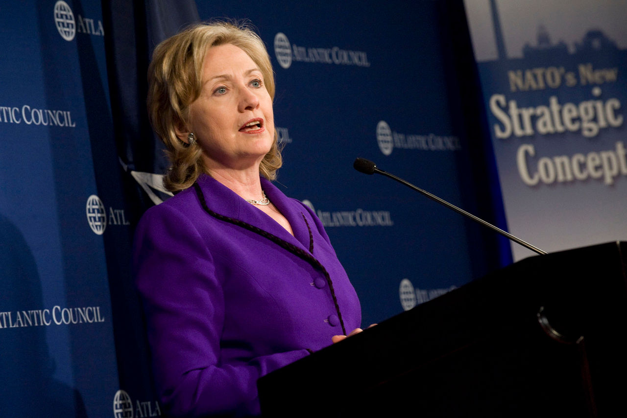 Address by US Secretary of State, Hillary Rodham Clinton.