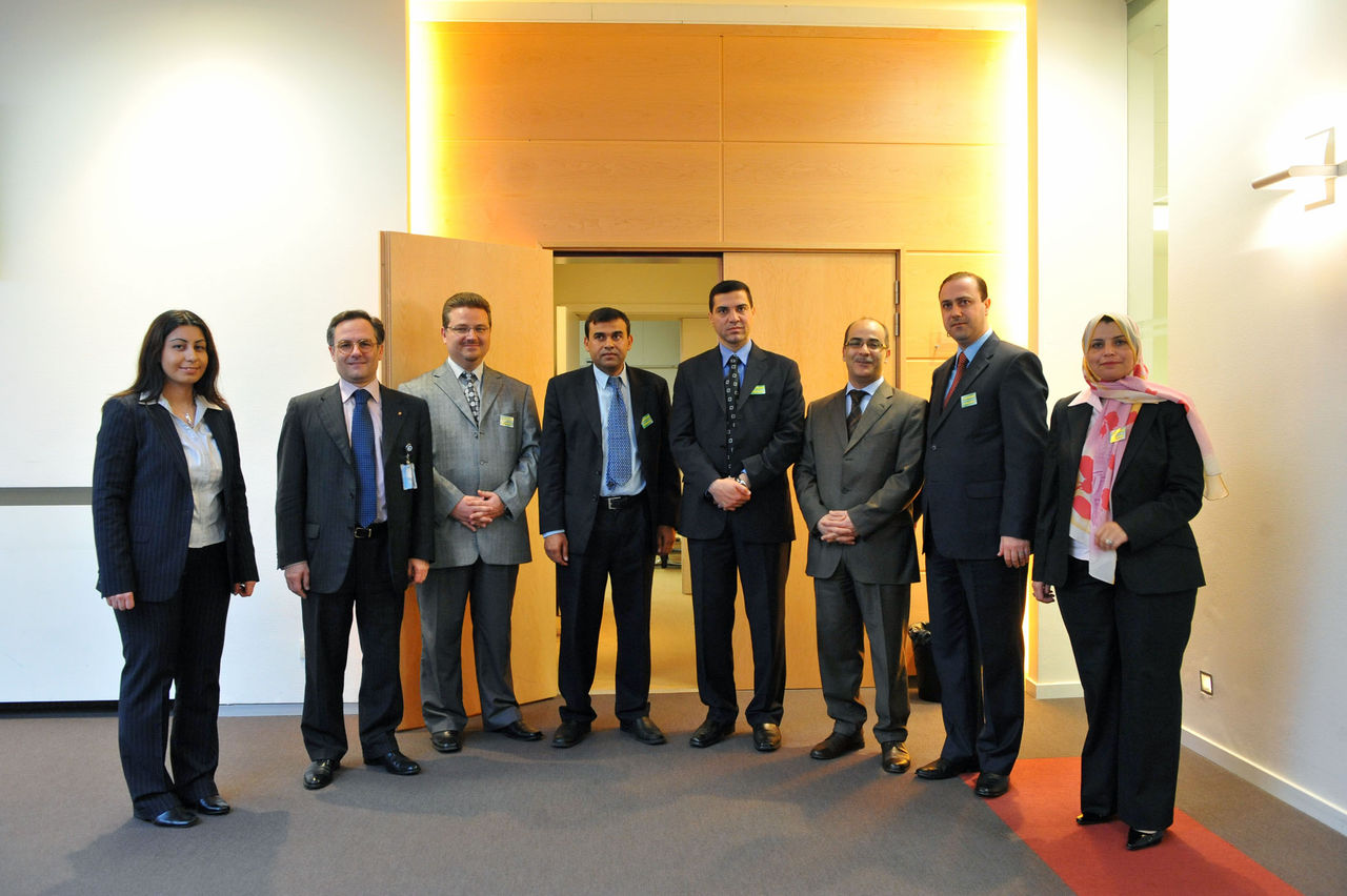 The group of academics during their visit