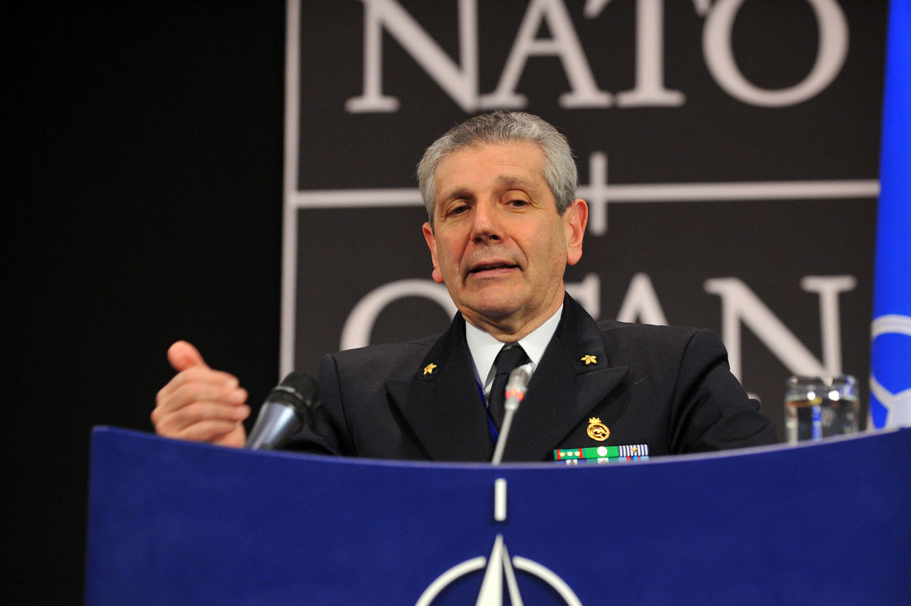 Chairman of the NATO Military Committee, Admiral Giampaolo Di Paola