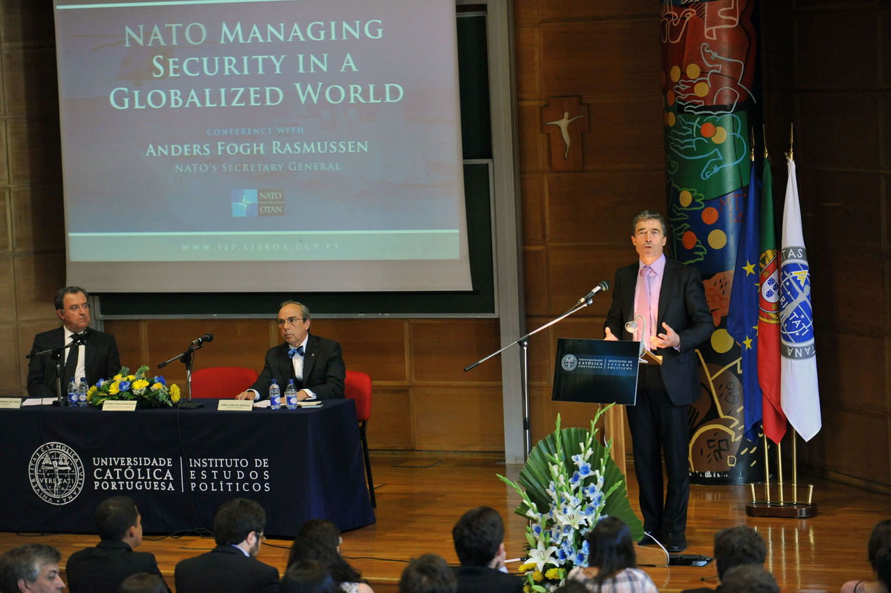 Speech by NATO Secretary General Anders Fogh Rasmussen at the Catholic University of Lisbon