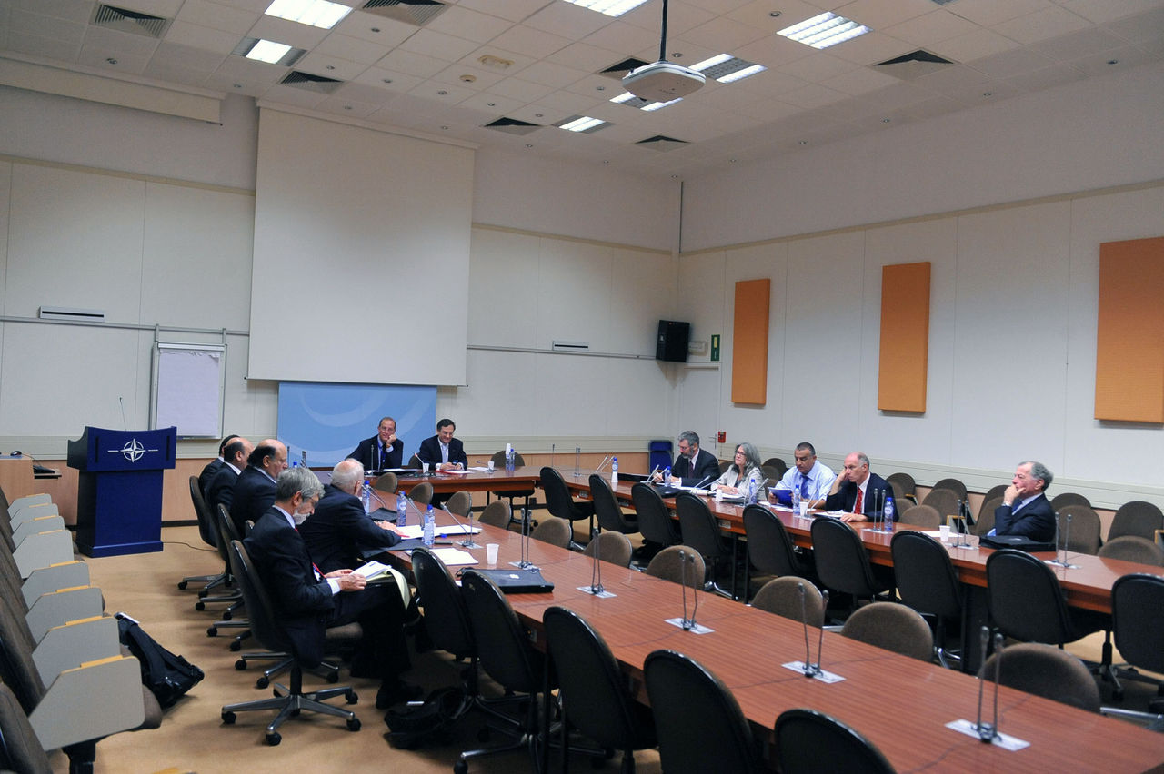 View of the briefing room