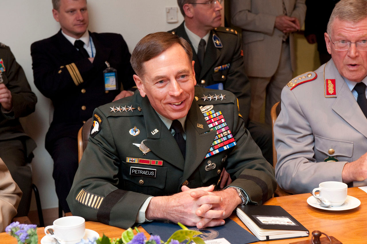 Bilateral Meeting with NATO Secretary General
- General David H. Petraeus (Commander of ISAF) 