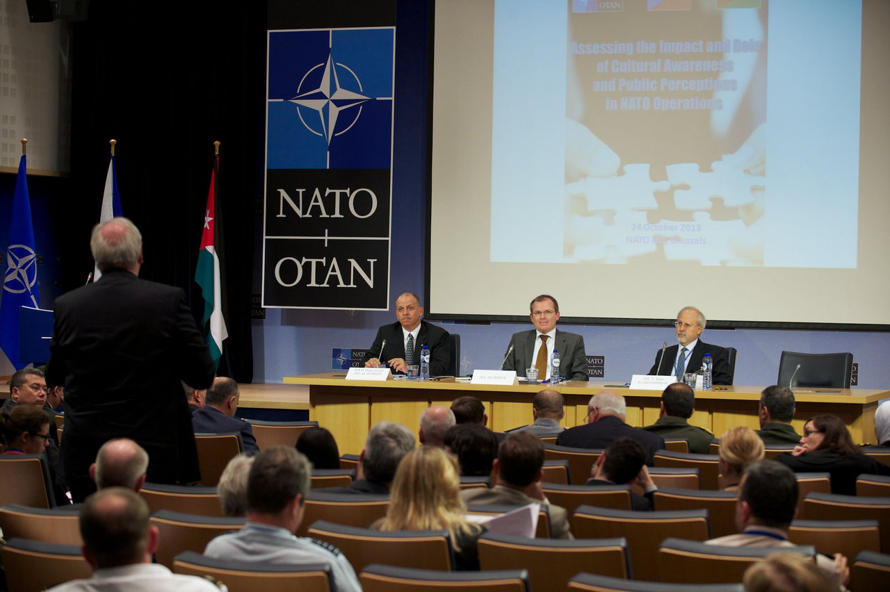 View of the audience