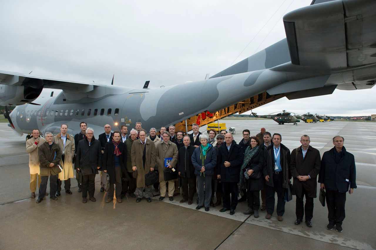 North Atlantic Council ambassadors, and senior Allied military commanders observe the Steadfast Jazz Live Exercise (LIVEX) demonstration