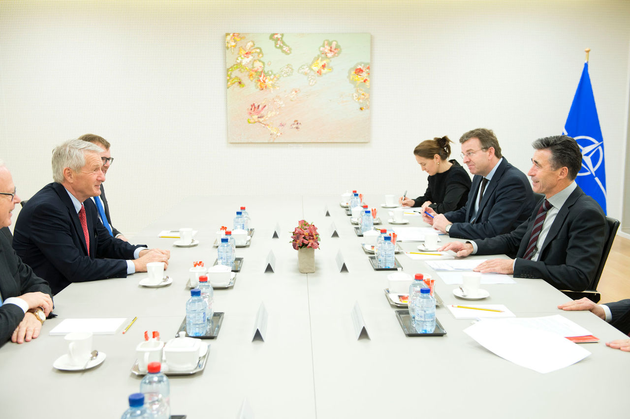 Bilateral Meeting between NATO Secretary General Anders Fogh Rasmussen and the Secretary General of the Council of Europe, Mr. Thorbjørn Jagland