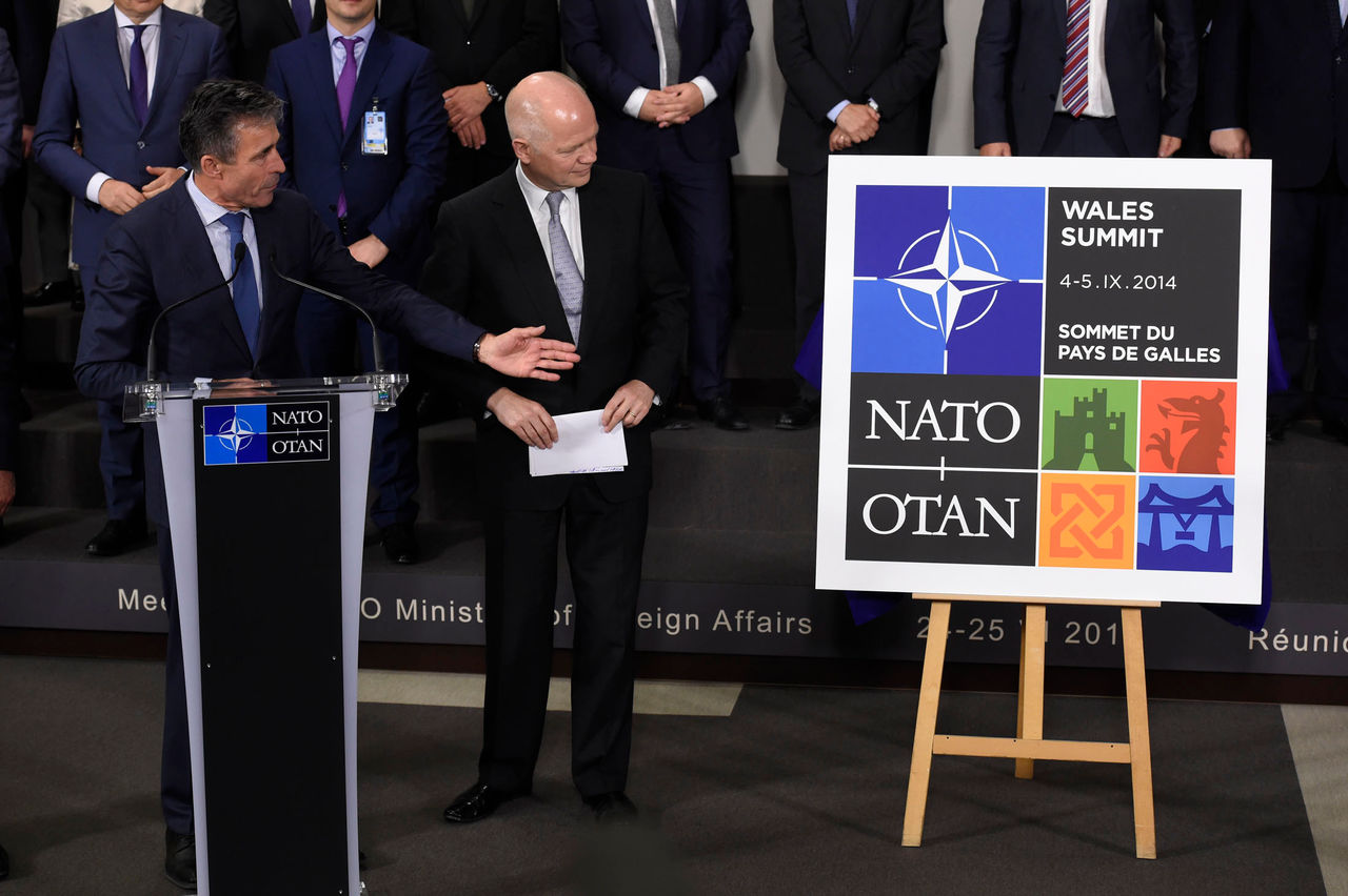 NATO Secretary General Anders Fogh Rasmussen and William Hague, UK Secretary of State