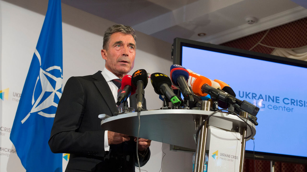 Press point by NATO Secretary General Anders Fogh Rasmussen following his visit to Kiev