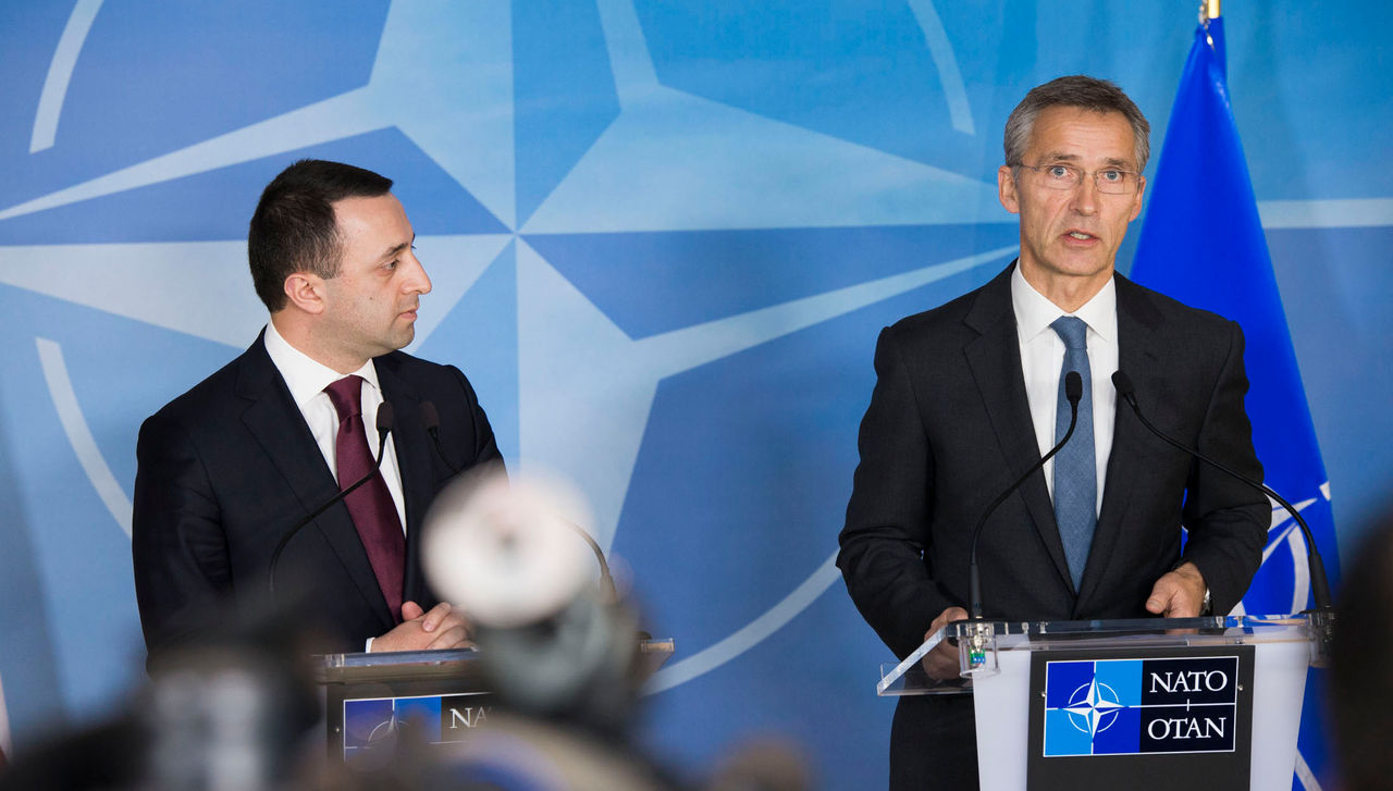 Joint press point by NATO Secretary General Jens Stoltenberg and Prime Minister Irakli Garibashvili of Georgia