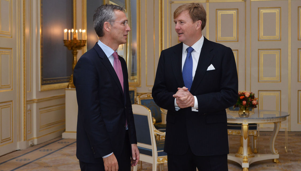 NATO Secretary General Jens Stoltenberg meets with His Majesty King Willem-Alexander