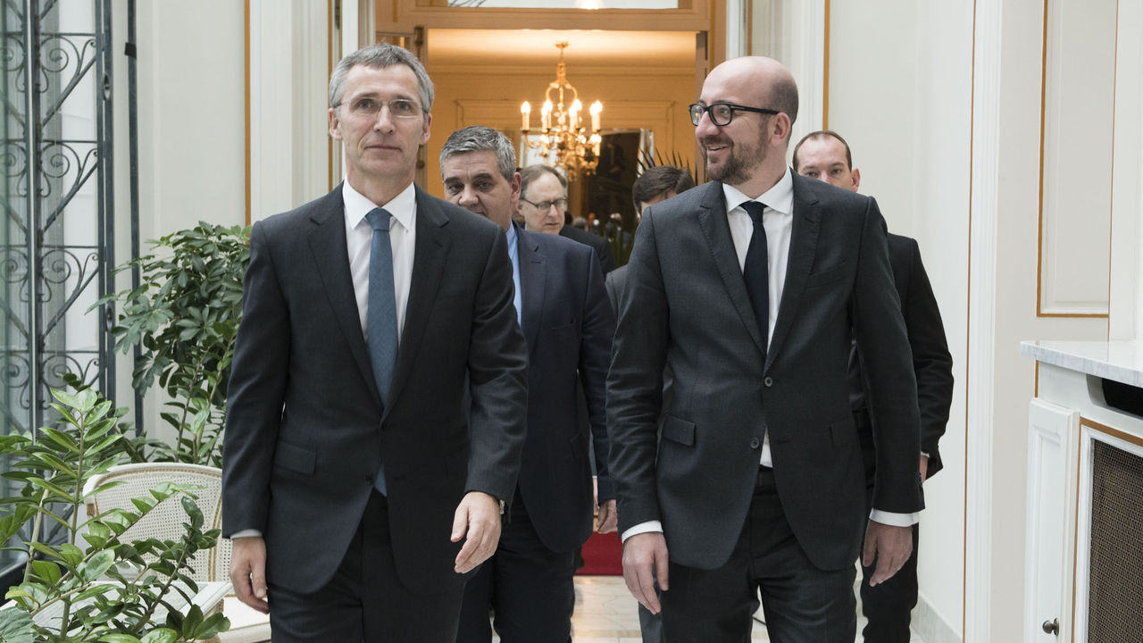 NATO Secretary General Jens Stoltenberg and Prime Minister Charles Michel (Belgium)