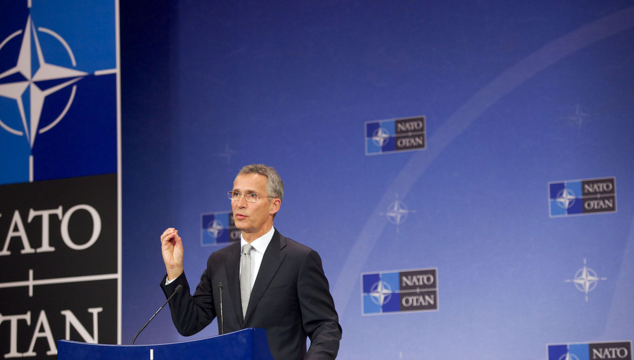 Pre-ministerial press conference by NATO Secretary General Jens Stoltenberg