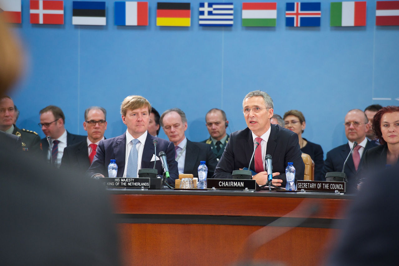 North Atlantic Council meeting with His Majesty King Willem-Alexander of the Netherlands. Opening remarks by NATO Secretary General Jens Stoltenberg