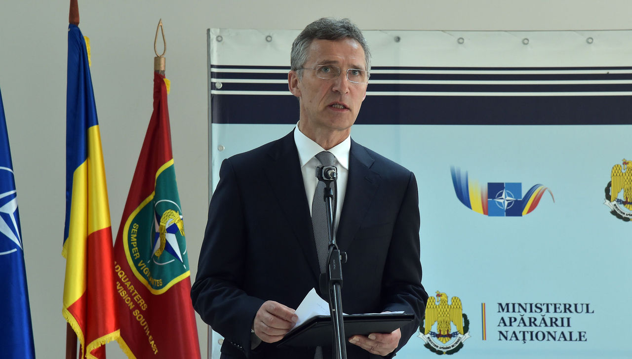 Joint statements by NATO Secretary General Jens Stoltenberg, Mihnea Motoc (Minister of Defence of Romania) and Lazar Comanescu (Minister of Foreign Affairs of Romania) at the Multinational Headquarters South-East