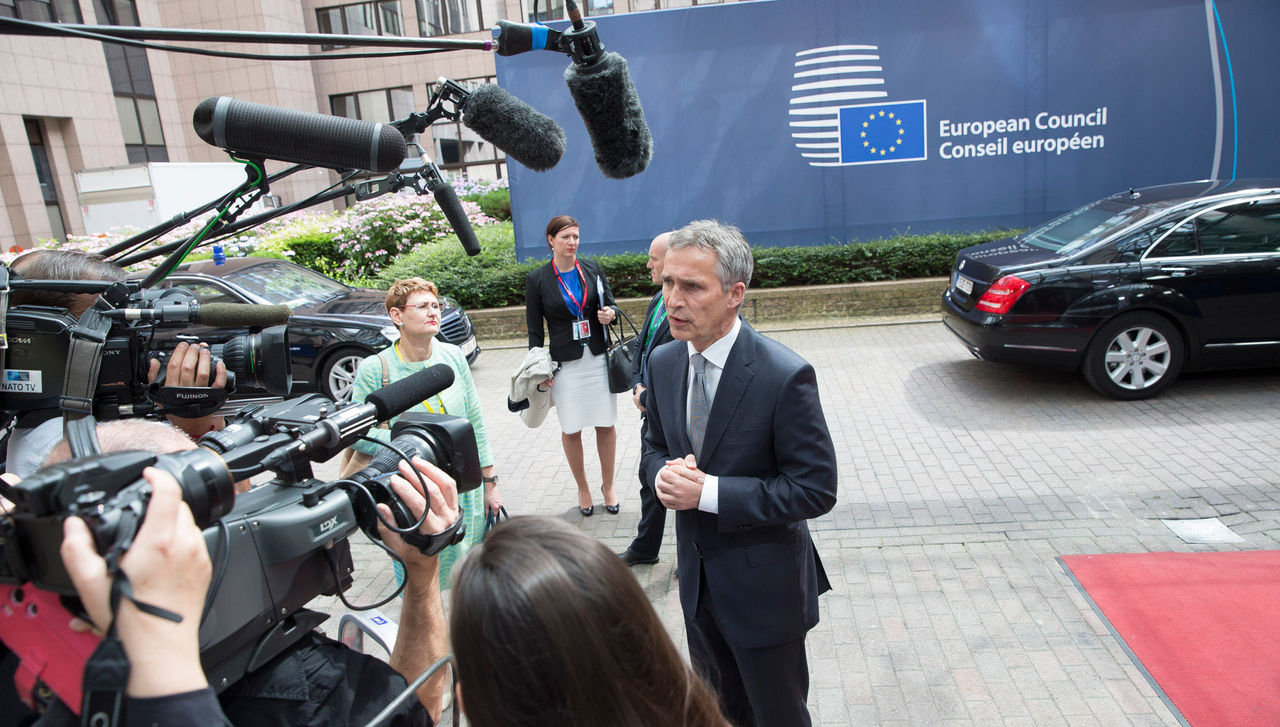 Doorstep statement by NATO Secretary General Jens Stoltenberg at the European Council