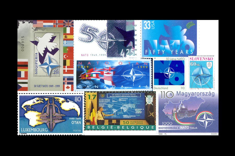 NATO's 50th anniversary stamps