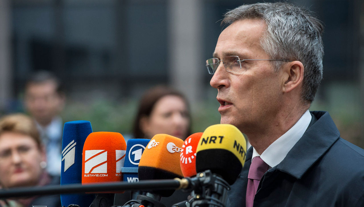 Doorstep statement by NATO Secretary General Jens Stoltenberg at the start of the European Union Foreign Affairs Council