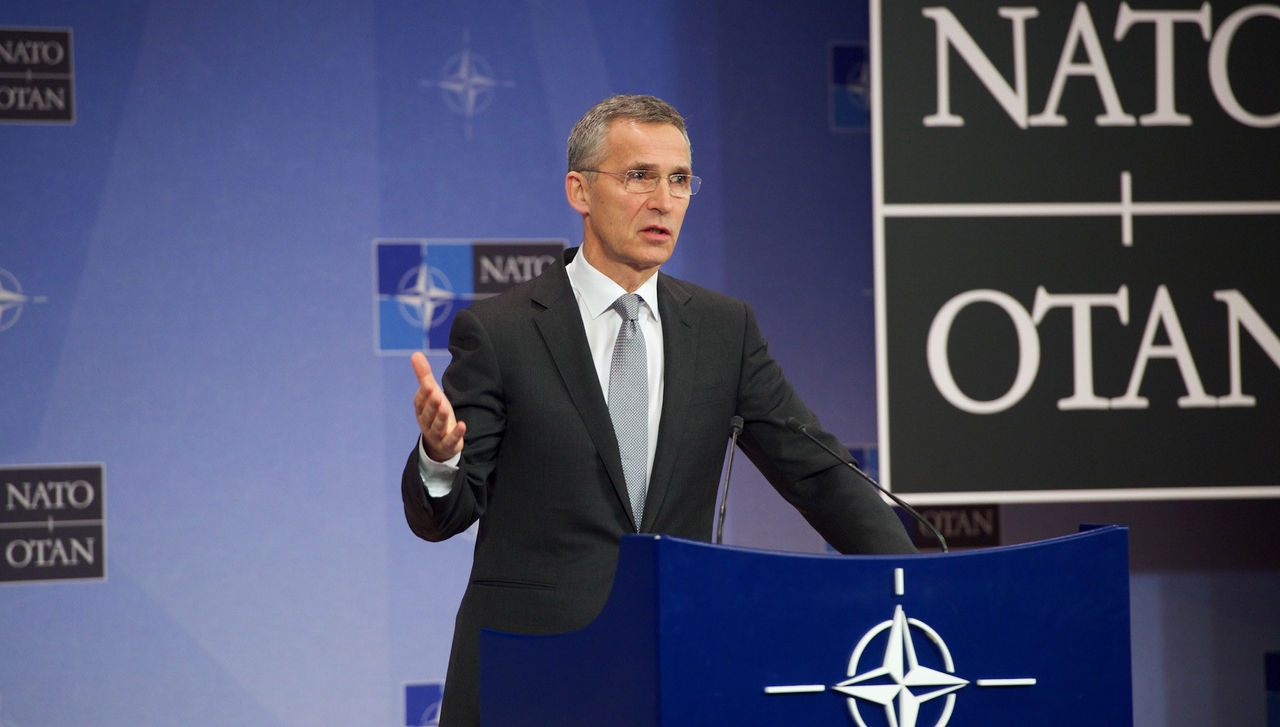 Pre-ministerial press conference by NATO Secretary General Jens Stoltenberg