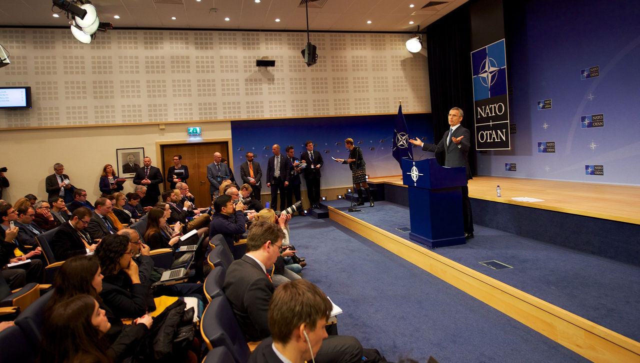 Press conference by NATO Secretary General Jens Stoltenberg before the Defence Ministers meetings at NATO headquarters on 15 and 16 February 2017