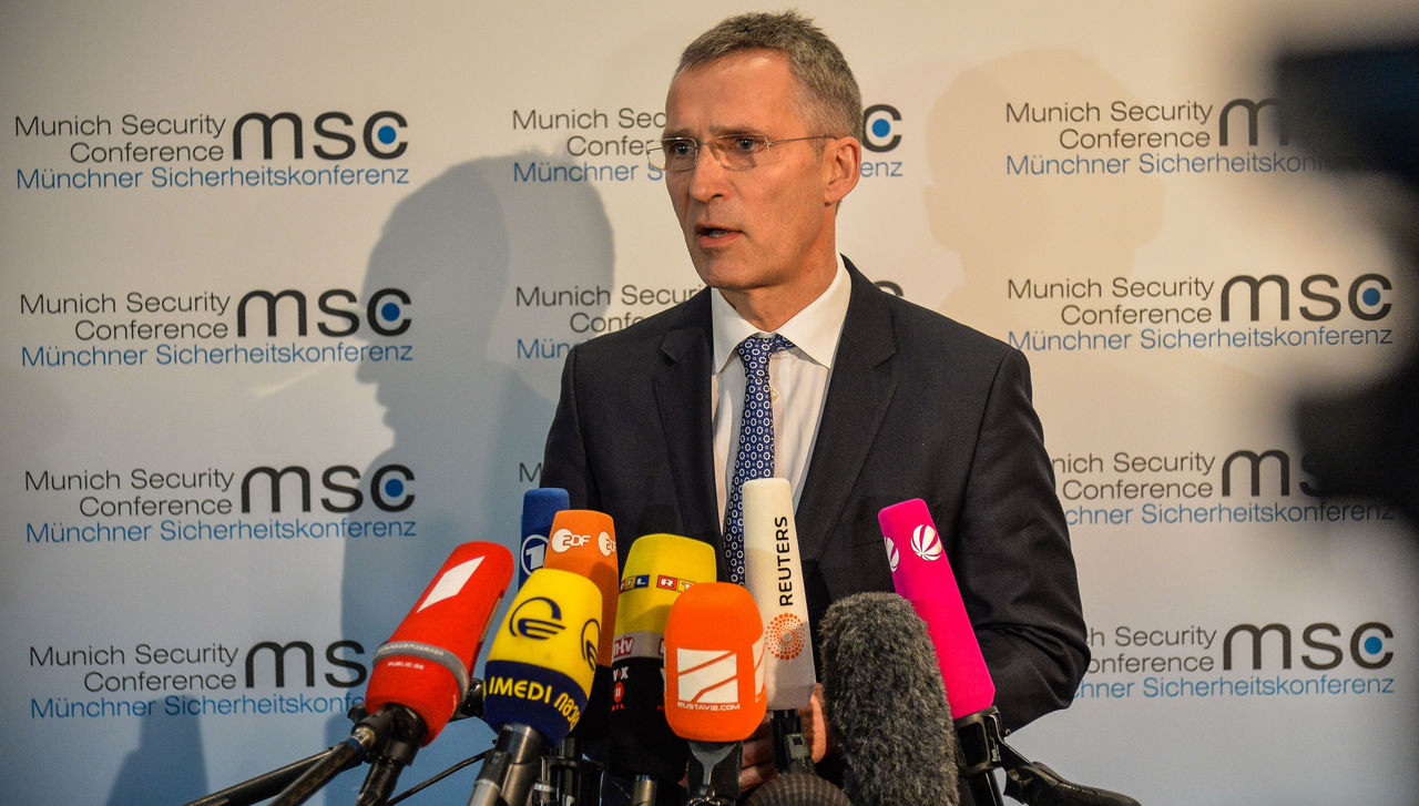 Doorstep statement by NATO Secretary General Jens Stoltenberg at the start of the Munich Security Conference
