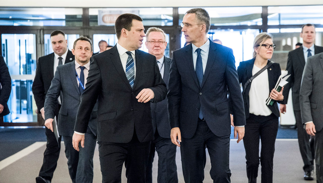 The Prime Minister of Estonia, Juri Ratas visits NATO and meets with NATO Secretary General Jens Stoltenberg
