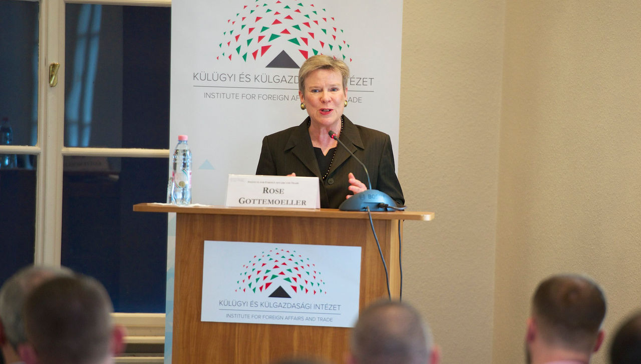 Speech by NATO Deputy Secretary General Rose Gottemoeller at the Institute for Foreign Affairs and Trade entitled “Adapting to a More Dangerous World”, followed by a Q&A session.