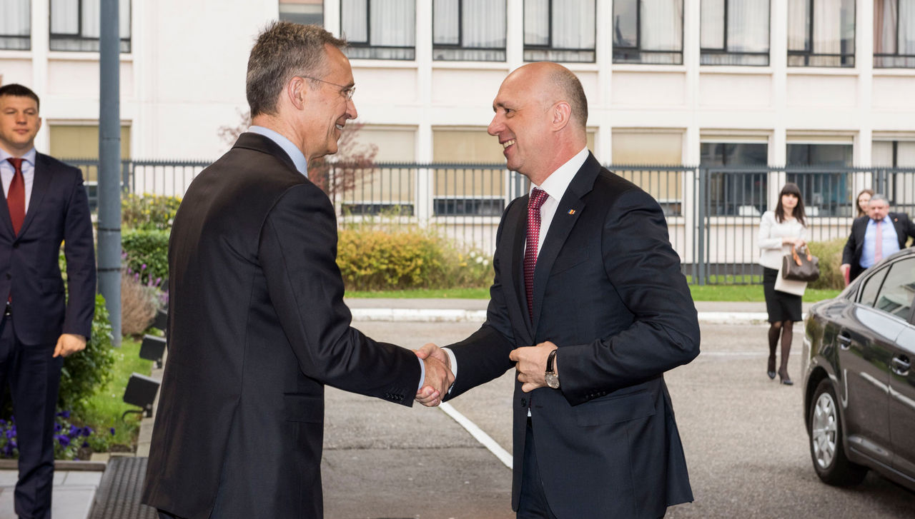 The Prime Minister of the Republic of Moldova, Pavel Filip visits NATO and meets with NATO Secretary General Jens Stoltenberg