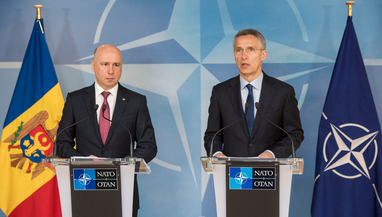 Joint press point with NATO Secretary General Jens Stoltenberg and the Prime Minister of the Republic of Moldova, Pavel Filip