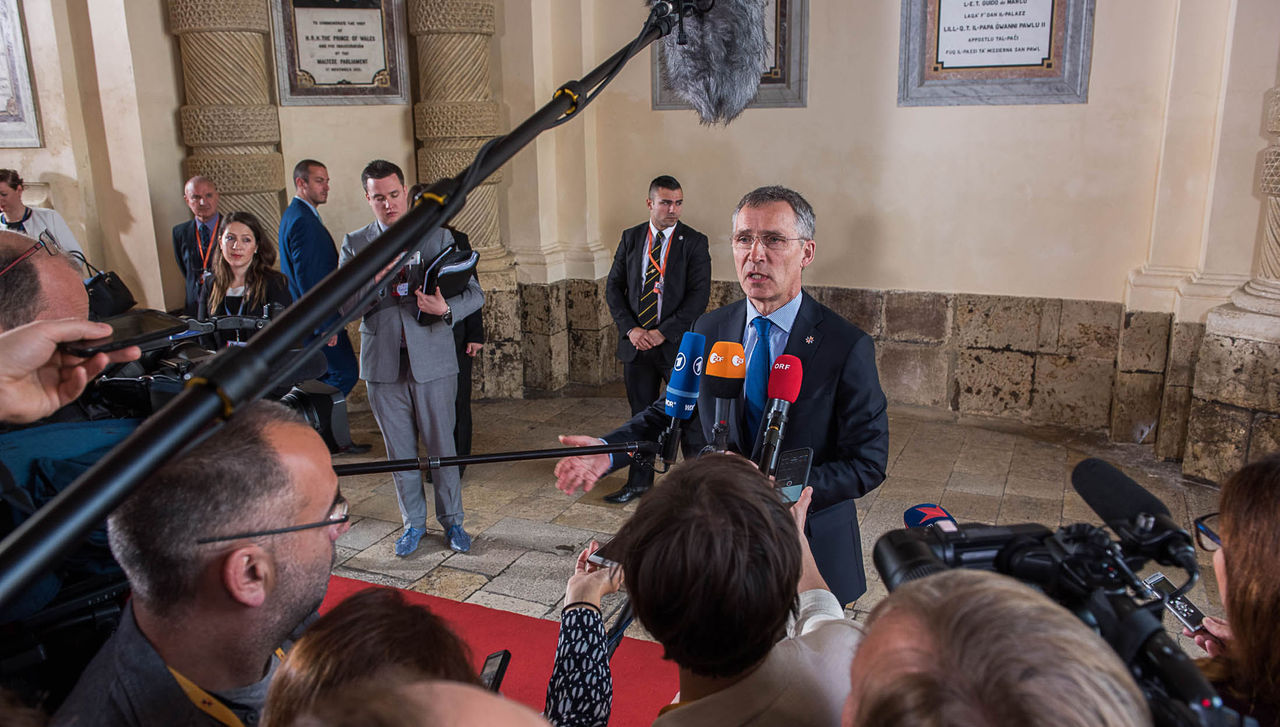 Doorstep statement by NATO Secretary General Jens Stoltenberg at the start of the informal  EU Defence Ministers meeting