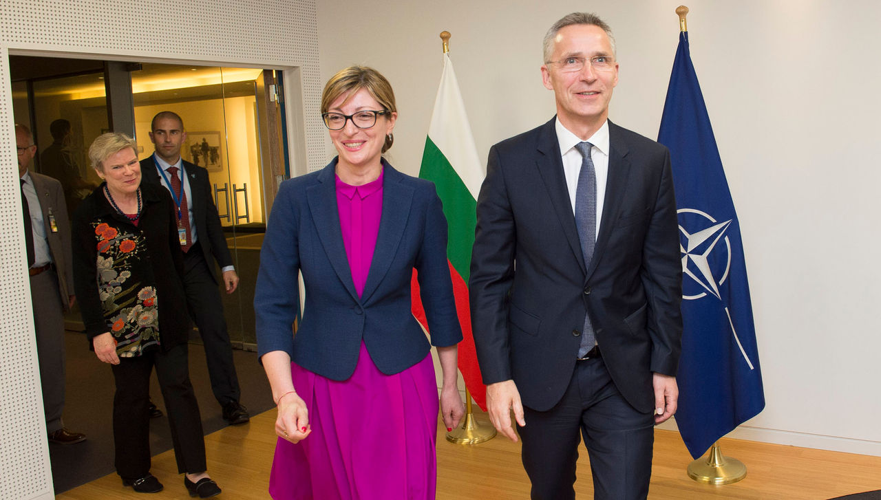 The Deputy Prime Minister for Judicial Reform and Minister of Foreign Affairs of the Republic of Bulgaria, Ekaterina Zaharieva visits NATO and meets with NATO Secretary General Jens Stoltenberg