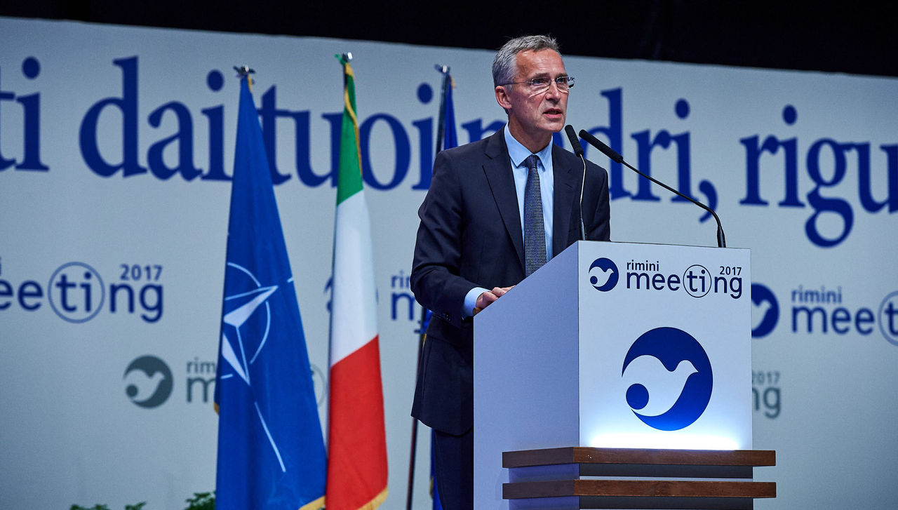 Remarks by NATO Secretary General Jens Stoltenberg at the Conference: From North to South. Defence and Peace in the World (Rimini meeting 2017)