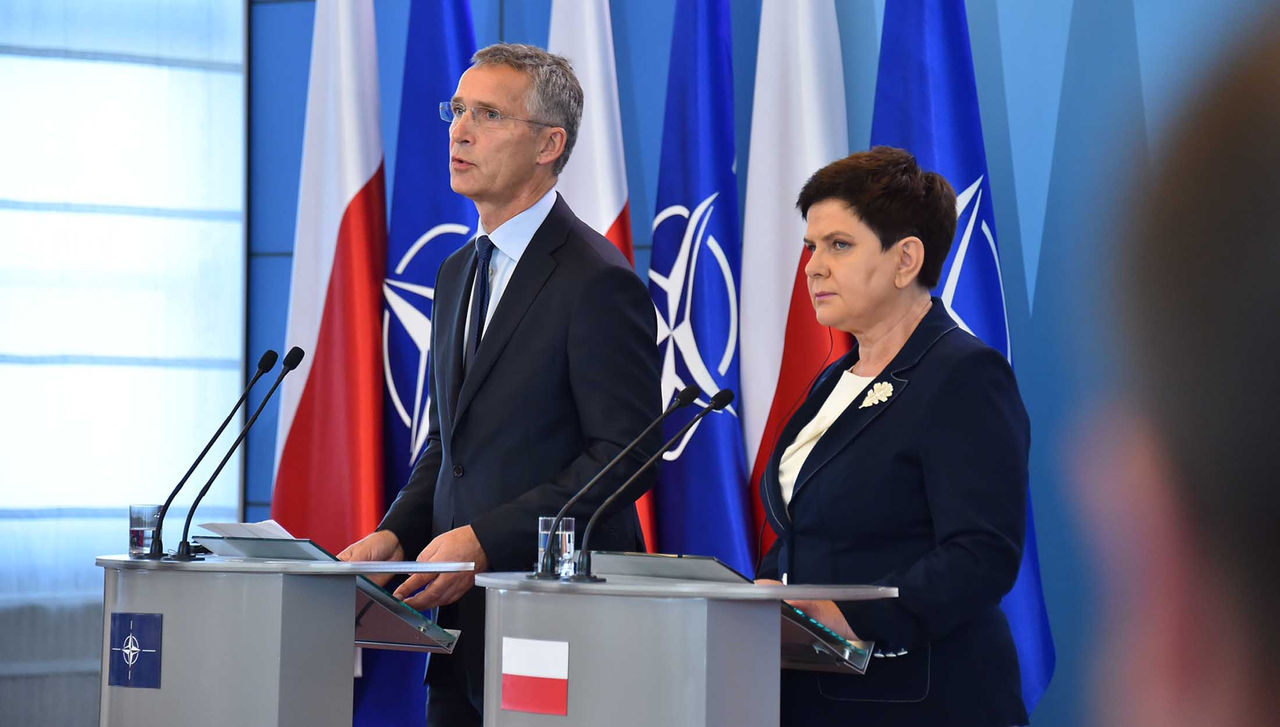 Joint press statements by NATO Secretary General Jens Stoltenberg and the Prime Minister of Poland, Beata Szydlo