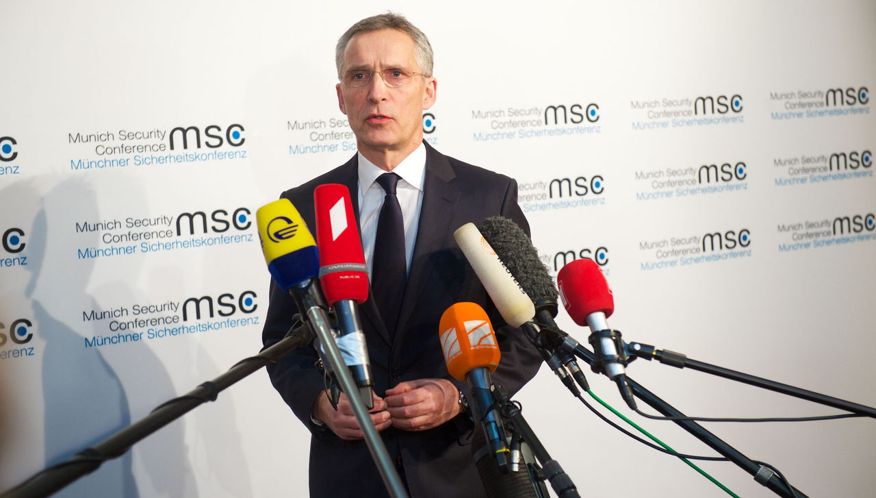 Doorstep statement by NATO Secretary General Jens Stoltenberg ahead of the Munich Security Conference