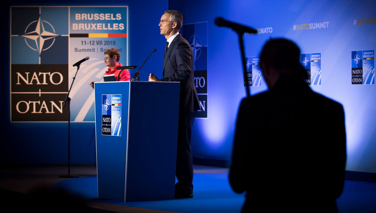 Press conference by NATO Secretary General Jens Stoltenberg after the meeting of the North Atlantic Council at the level of Heads of State and Government