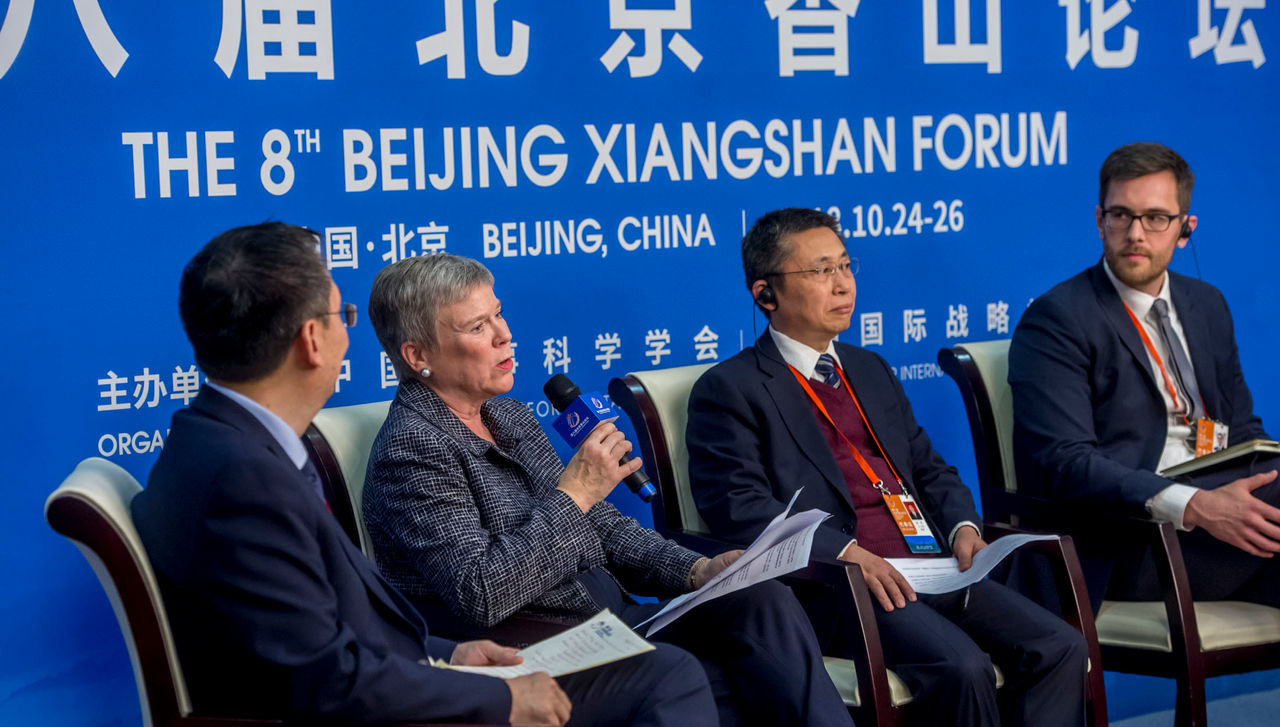 NATO Deputy Secretary General, Rose Gottemoeller participated in the special session on the Military Application of Artificial Intelligence in the 8th Beijing Xiangshan Forum