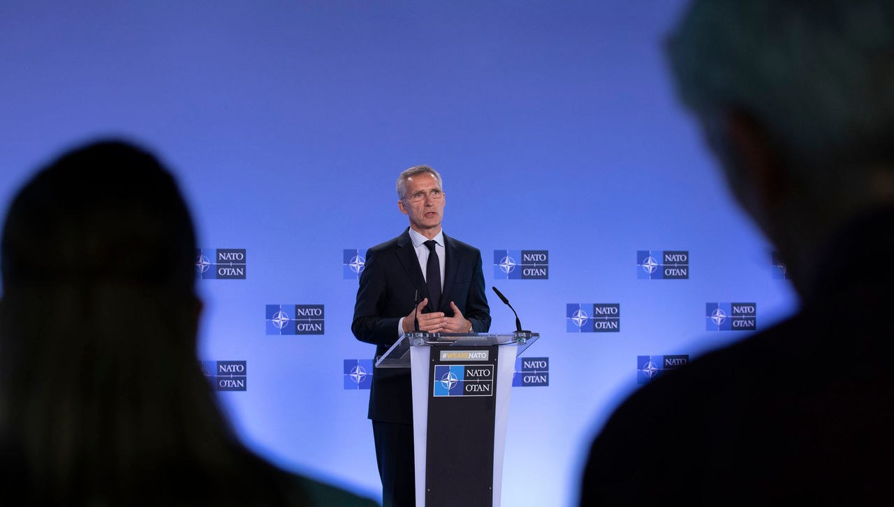 Press point by NATO Secretary General Jens Stoltenberg following the meeting of the NATO-Russia Council at NATO headquarters
