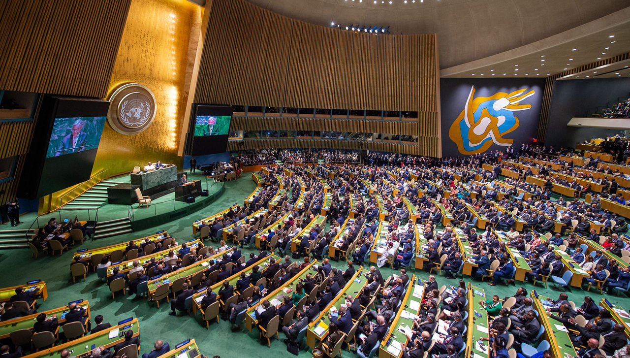 NATO Secretary General Jens Stoltenberg attends the General Assembly of the United Nations. Remarks by Antonio Guterres, Secretary-General of the United Nations