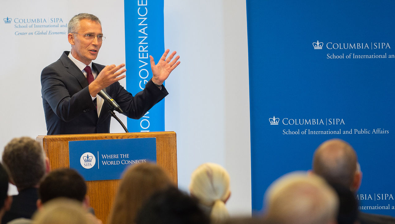 Speech by NATO Secretary General Jens Stoltenberg - Ambassador Donald and Vera Blinken Lecture on Global Governance, Columbia University