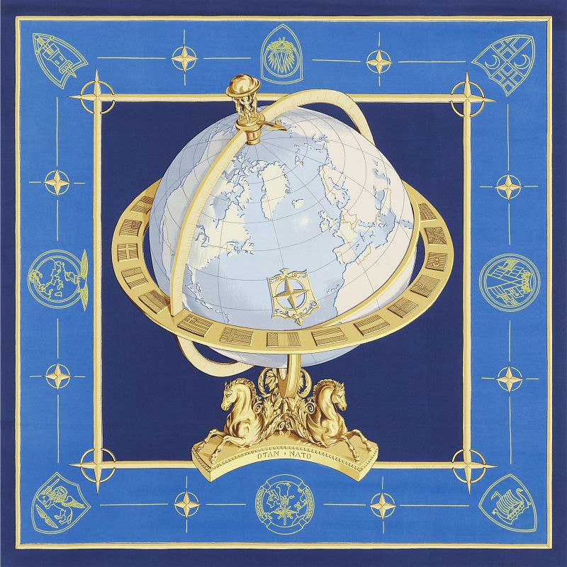 The NATO Hermes silk scarf