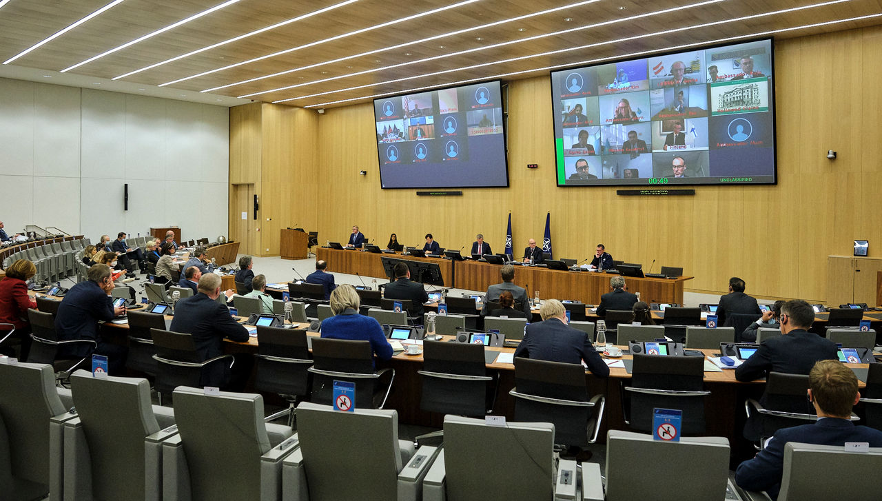 NATO Allies and partners meet at the plenary meeting of the Afghan National Army Trust Fund Board