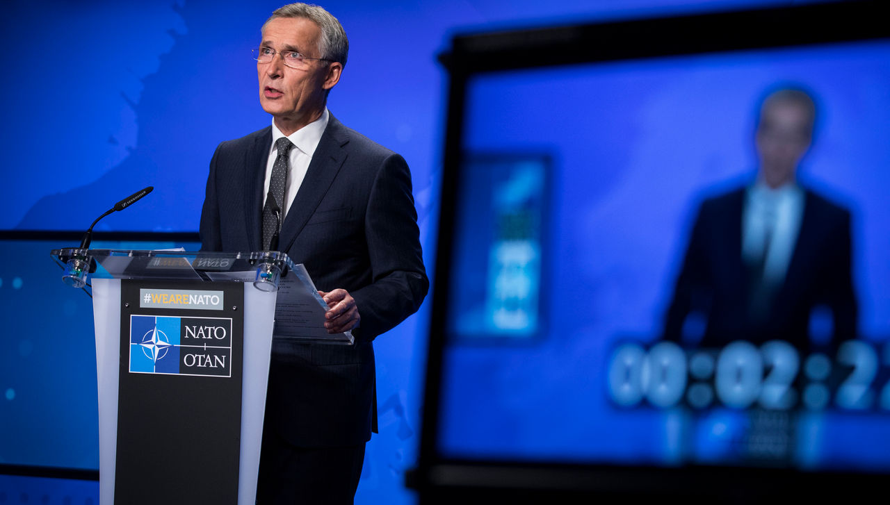 Online press conference by NATO Secretary General Jens Stoltenberg following the first day of the meetings of NATO Defence Ministers