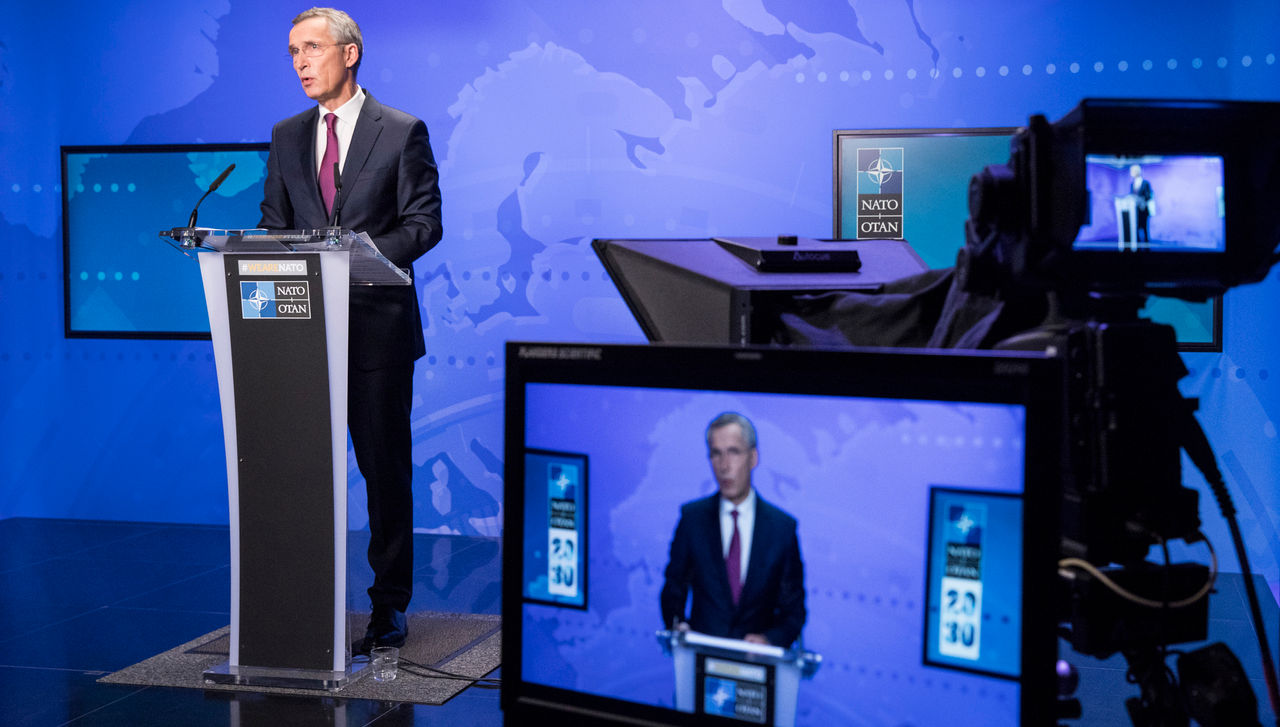 Online press conference by NATO Secretary General Jens Stoltenberg following the second day of the meetings of NATO Defence Ministers
