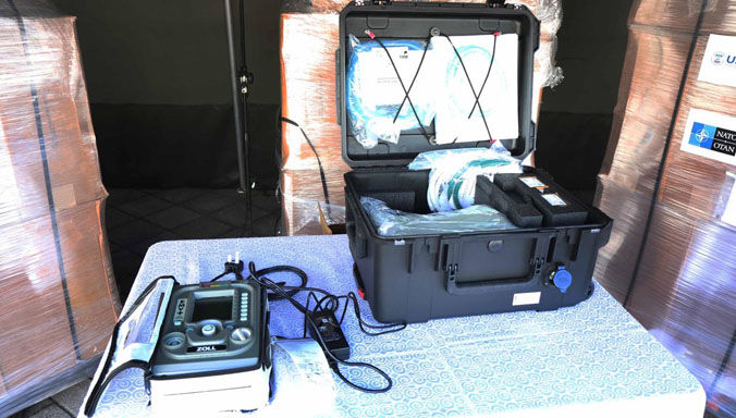 Ventilator (Photo: Ministry of Defence of Albania)
